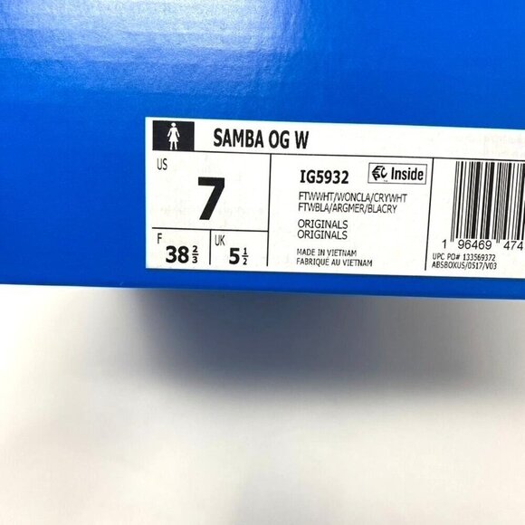 adidas Originals Samba OG White/Clay/White Size Various - Picture 8 of 15